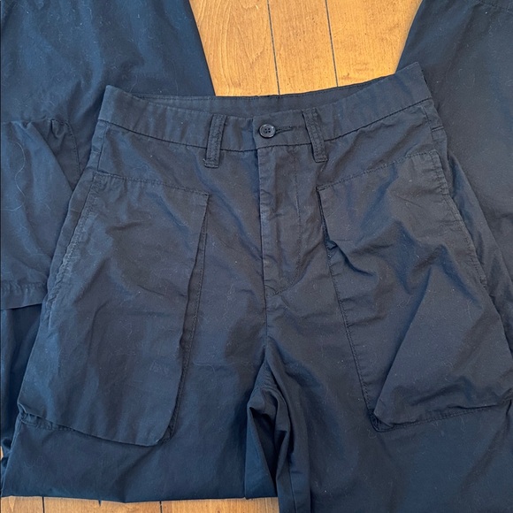 H&M Black Cotton Cargo Pants Small - Picture 7 of 11